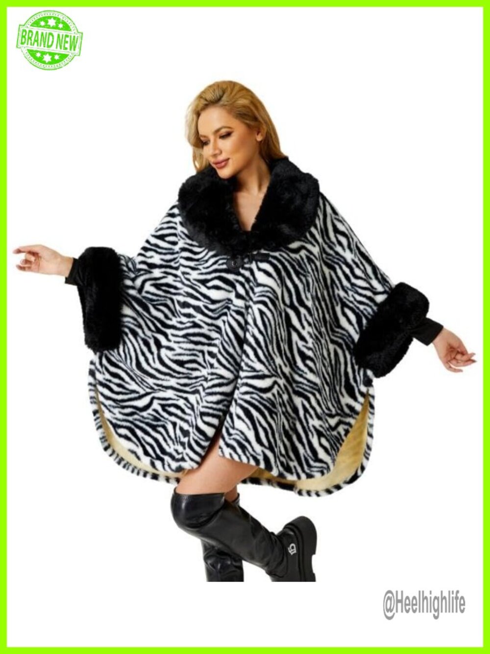 Faux Fur Wrap Shawl Stole Cape Winter Wedding Cloak